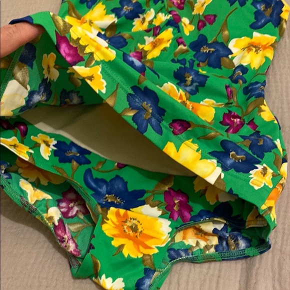 MAILLOT Batten Floral One-Piece Swimsuit. Size 14 - Picture 2 of 7